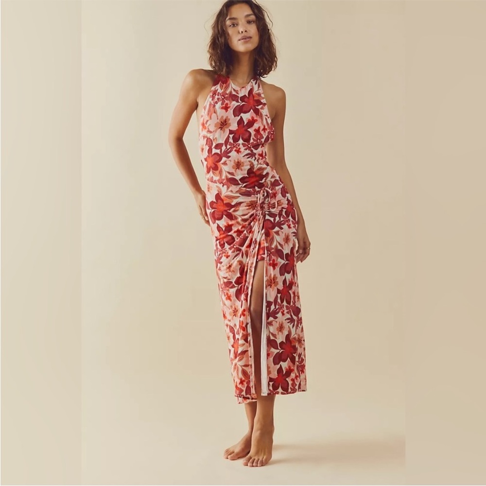 Free People Mimi Printed Dress MEDIUM NWOT